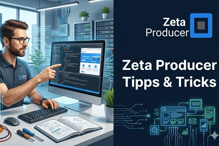 Zeta Producer – Tipps, Tricks & Anleitungen Entdecken Sie praktische Schritt-für-Schritt-Anleitungen, hilfreiche Tipps und clevere Lösungen für Zeta Producer. Erstellen, pflegen und optimieren Sie Ihre Website einfacher, schneller und professioneller.