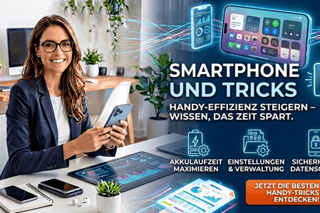 Entdecken Sie hilfreiche Video-Tutorials, praktische PDF-Anleitungen und nützliche Tipps für Ihr Smartphone und Tablet. Egal, ob Android oder iPhone – hier finden Sie leicht verständliche Anleitungen für den Alltag und lernen, Ihre mobilen Geräte sicher und effizient zu nutzen.