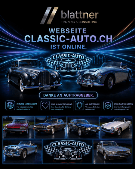 Webseite Classic-Auto.ch ist online!